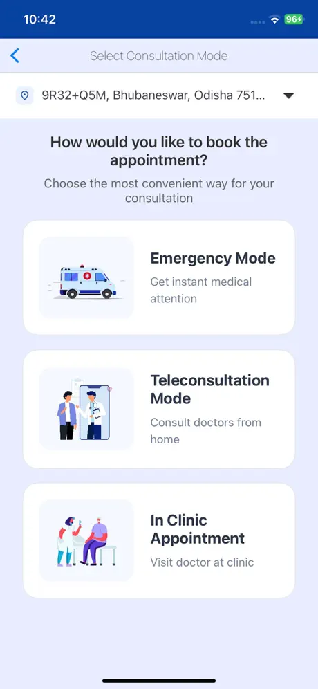 Ambula app screenshot 5 — ABHA, Health Locker & Doctors built in React Native by Himanshu Joshi